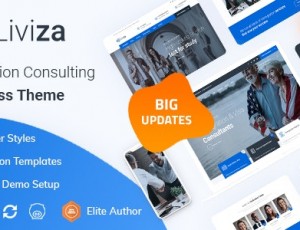 Liviza v2.0-移民咨询WordPress主题
