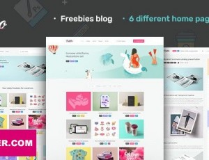 Fribbo v1.0.2-Freebies Blog WordPress主题