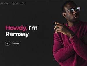 Ramsay v1.0-个人简历/恢复WordPress主题