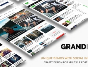 Grand News v3.4 -杂志报纸WordPress主题