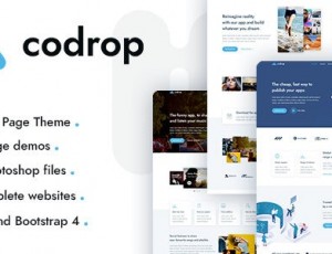 Codrop v1.0-应用着陆页主题