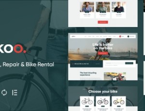 Yokoo v1.0.1-自行车商店和出租WordPress主题