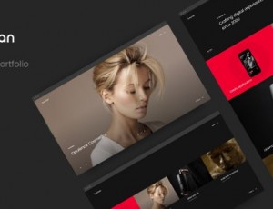 Bauman v1.8-创意作品集主题