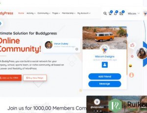 Reign v3.6.0-BuddyPress和bbPress WordPress主题