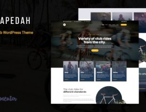 Zapedah v1.0-自行车俱乐部WordPress主题