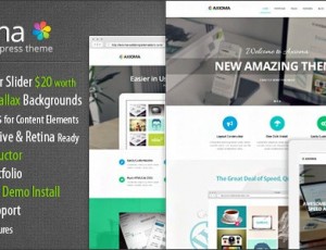 Axioma v1.2.4-SEO和Web设计代理的响应式WP主题