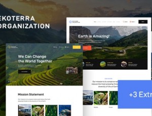 Ekoterra V1.0.0 -非营利性与生态WordPress主题