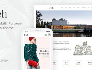 D’leh v1.2-创意多用途WordPress主题