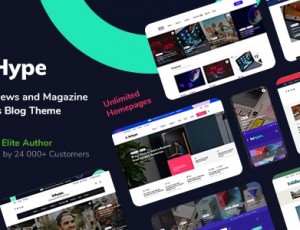 InHype v1.2.2-博客和杂志WordPress主题