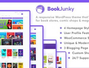 BookJunky 1.0.6-WordPress的WooCommerce书店