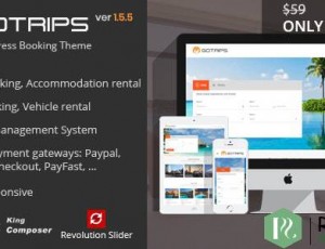Gotrips v1.5.5-WordPress旅游预订主题
