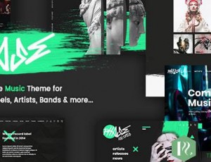 Phase v1.4.0 – 唱片公司和歌手的完整音乐WordPress主题