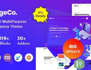 Digeco v1.7.3 –初创公司WordPress主题