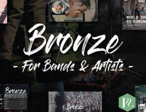 Bronze v1.0.0-专业的音乐WordPress主题