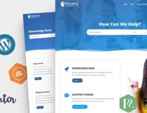 Tessera v1.8.2-知识库和支持论坛WordPress主题