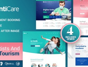 DentiCare v1.0.2-牙科诊所WP的模板