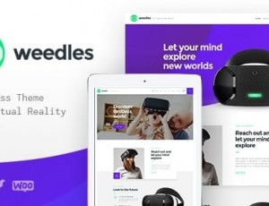 Weedles v1.1.3-虚拟现实着陆页和商店WordPress主题