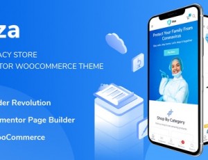 Diza v1.1.8-药店Elementor WooCommerce主题