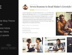 Maine v2.0 -响应式WordPress博客主题