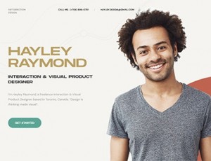 Hayley v1.0-个人简历/恢复WordPress主题