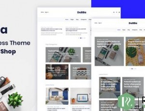 Dabba v1.0.7 –博客和商店的WordPress主题