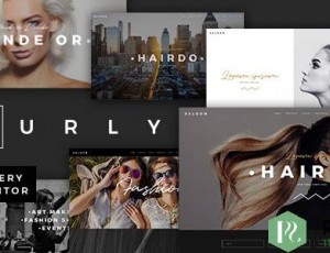 Curly v2.4-美发师和发廊的时尚主题