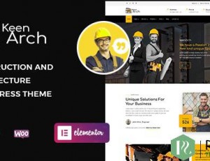 Keenarch v1.0-建筑与建筑WordPress主题