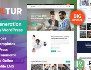 Vultur v1.1.0-教练在线课程和LMS教育WordPress