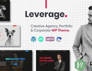 Leverage v2.1.1 -投资组合和企业的WordPress主题