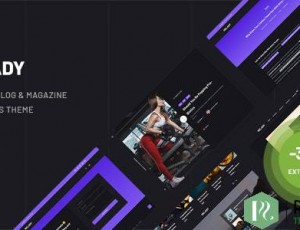 Melady v1.0-创意博客和杂志WordPress主题