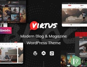 Virtus v1.1.0-现代博客和杂志WordPress主题