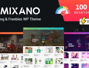 Mixano v1.1.6-最小的WordPress主题