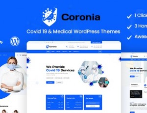 Coronia v1.0.0-Covid 19和Medical WordPress主题