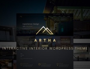 Artha v2.0-交互式室内WordPress主题