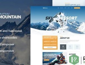 Snow Mountain v1.2.3-滑雪胜地和单板滑雪学校WordPress主题