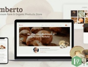 Umberto v1.2.1-蘑菇农场及有机产品商店WordPress主题