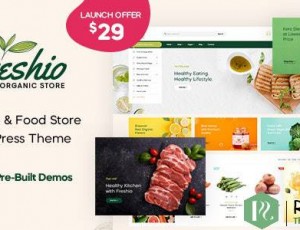 Freshio v1.9.2-有机食品商店WordPress主题