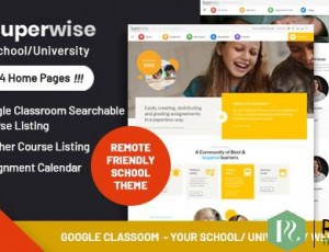 Superwise v2.9.1-现代教育和Google课堂WordPress主题
