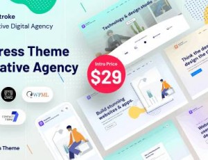 Keystroke v1.0.5 -创意机构，数字机构WordPress主题