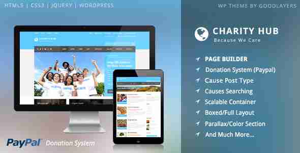 Charity Hub 慈善捐助 WordPress主题
