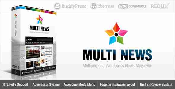 Multinews 多用途新闻杂志 wordpress主题
