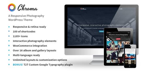 Chroma- 响应式摄影主题