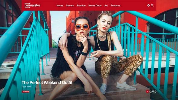 Pinmaister 一个现代的Pinterest的WordPress主题