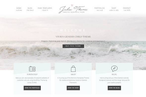 Julia - 摄影电子商务创世纪主题