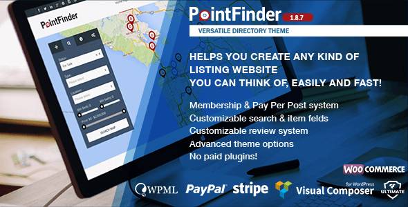 Point Finder - 通用目录和房地产WordPress主题