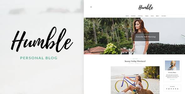 humble 现代个人WordPress博客主题