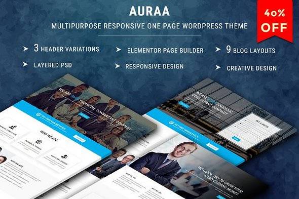 AURAA 多用途响应WordPress主题