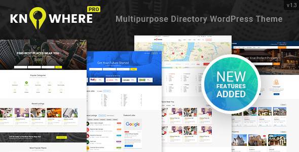 Knowhere Pro- 多用途目录WordPress主题