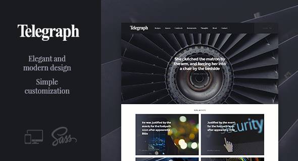 Telegraph - 创意WordPress博客主题