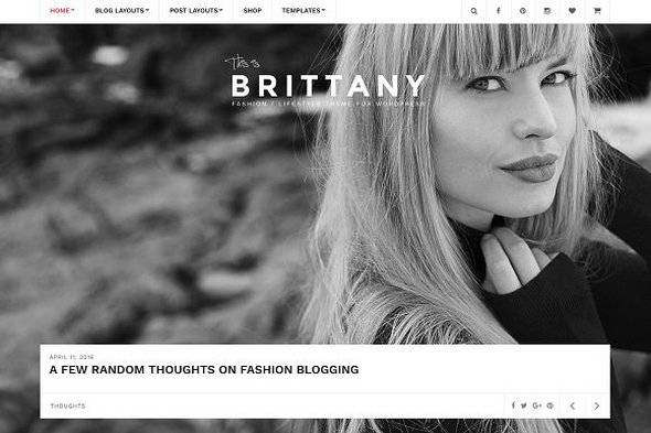 brittany - 博客和商店主题